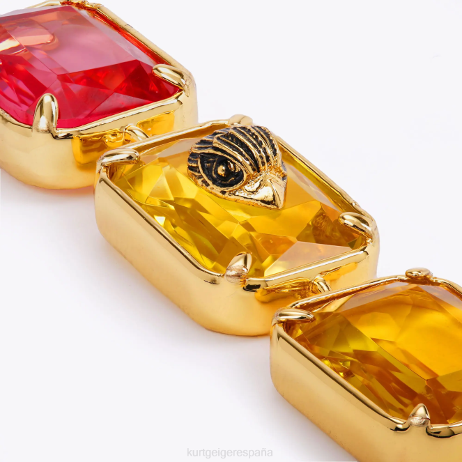 Kurt Geiger mujer lineales de piedra rectángulo de Londres 2LPR236 | accesorios otro